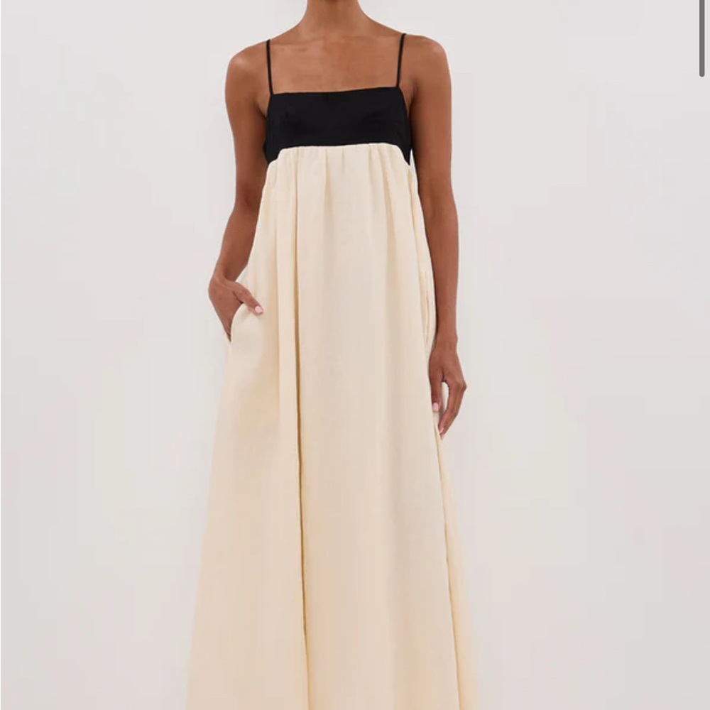 DISSH Black and Cream Maxi Dress
